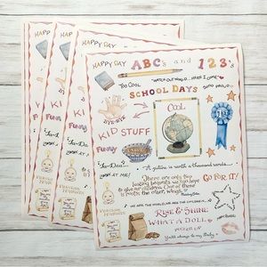 Set of 5 Susan Branch Sticker Sheets